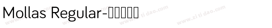 Mollas Regular字体转换